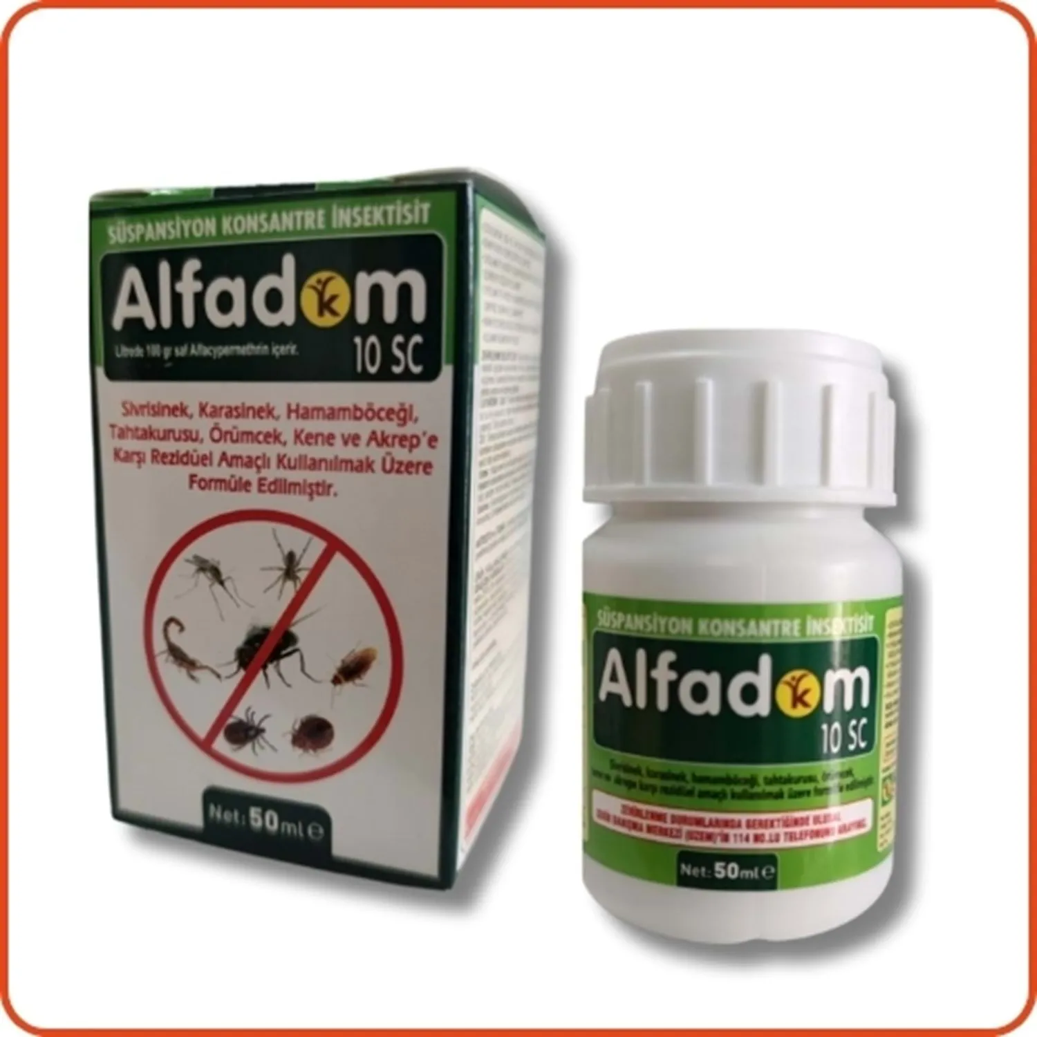 Alfadom 10 SC Kokusuz Haşere Öldürücü | 50 ml