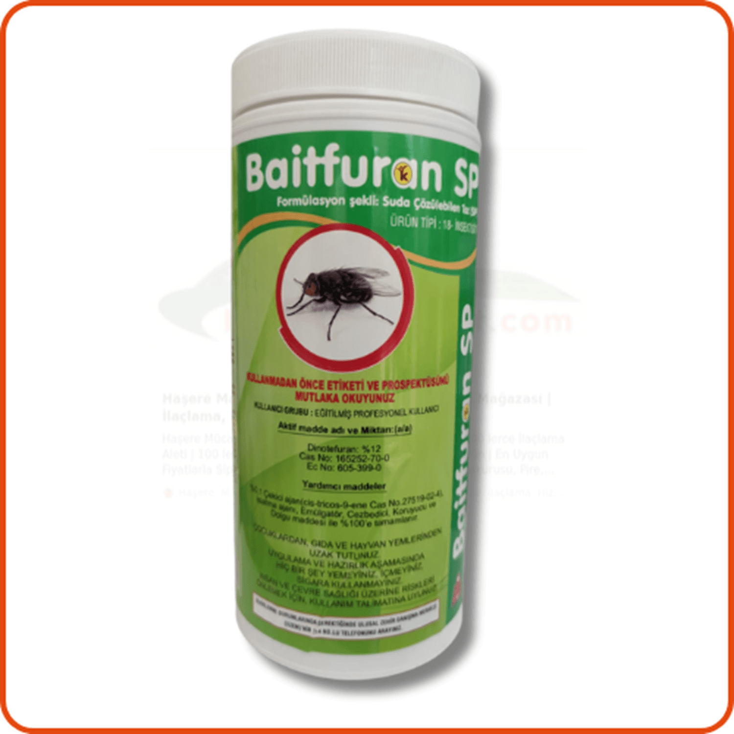 Baitfuran SP Suda Çözülebilen Toz Karasinek İlacı | 1 Kg