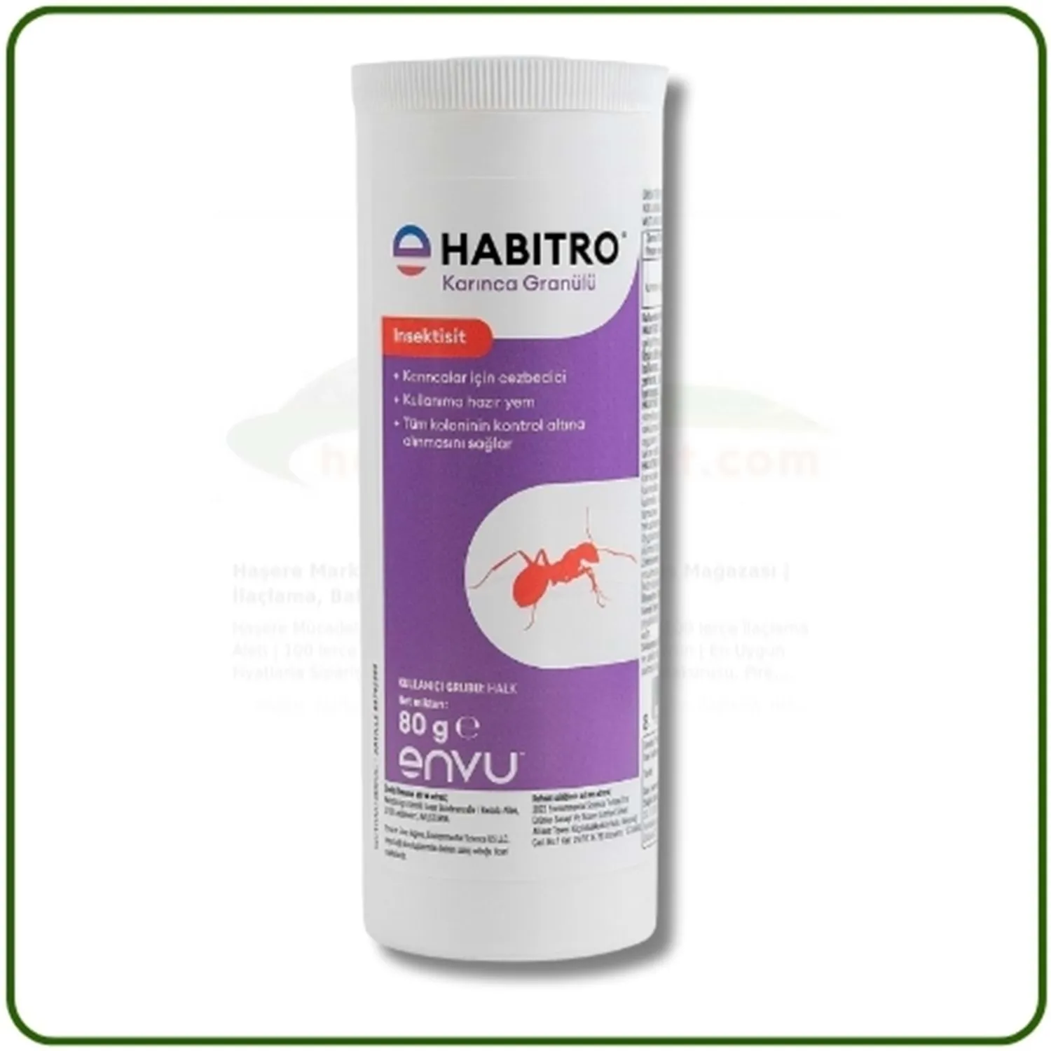 Bayer-Envu Habitro Karınca Granül Yemi | 80 Gram