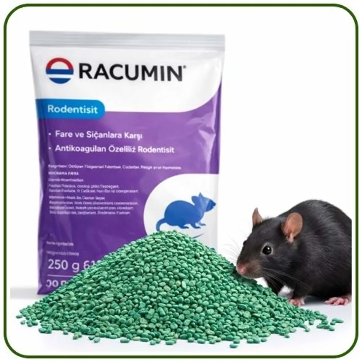 Bayer-Envu Racumin Buğday Fare Zehiri | 250 Gram