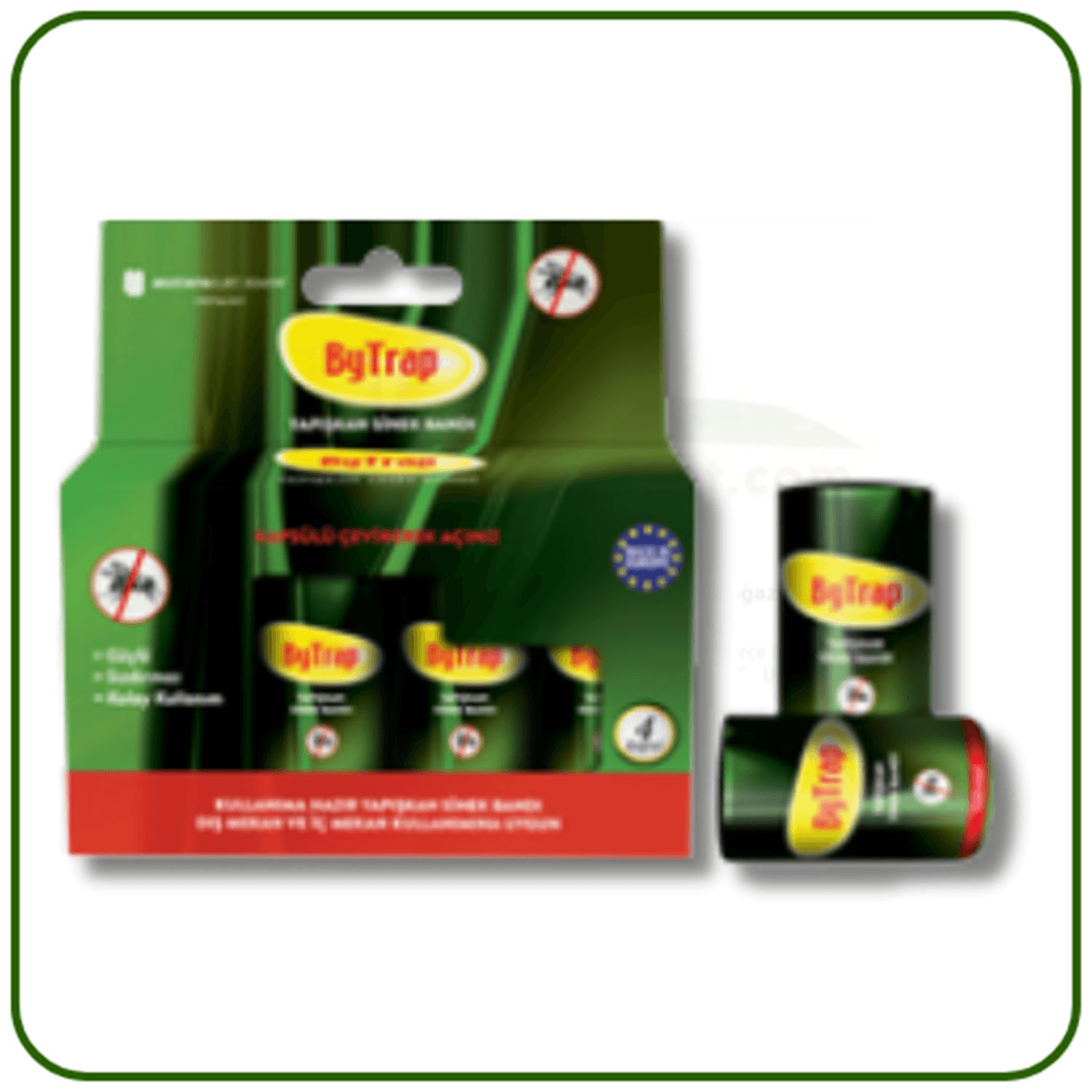 Bytrap Yapışkan Sinek Bandı | 1 Pakette 3 Rulo