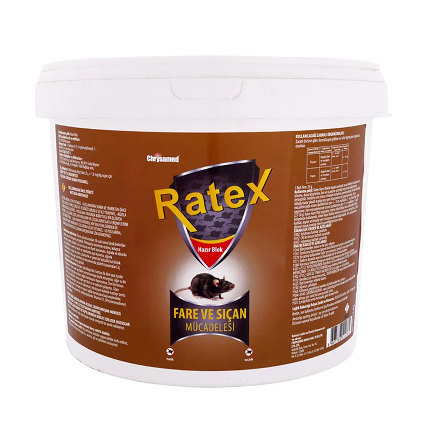 Chrysamed Ratex Mum Blok Fare Zehiri | 5 Kg