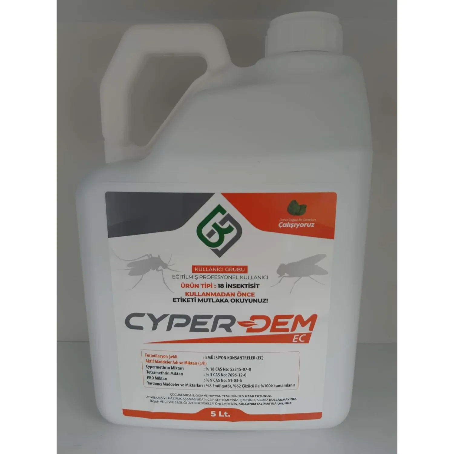 Cyperdem EC Kokulu Haşere Öldürücü | 5 Litre