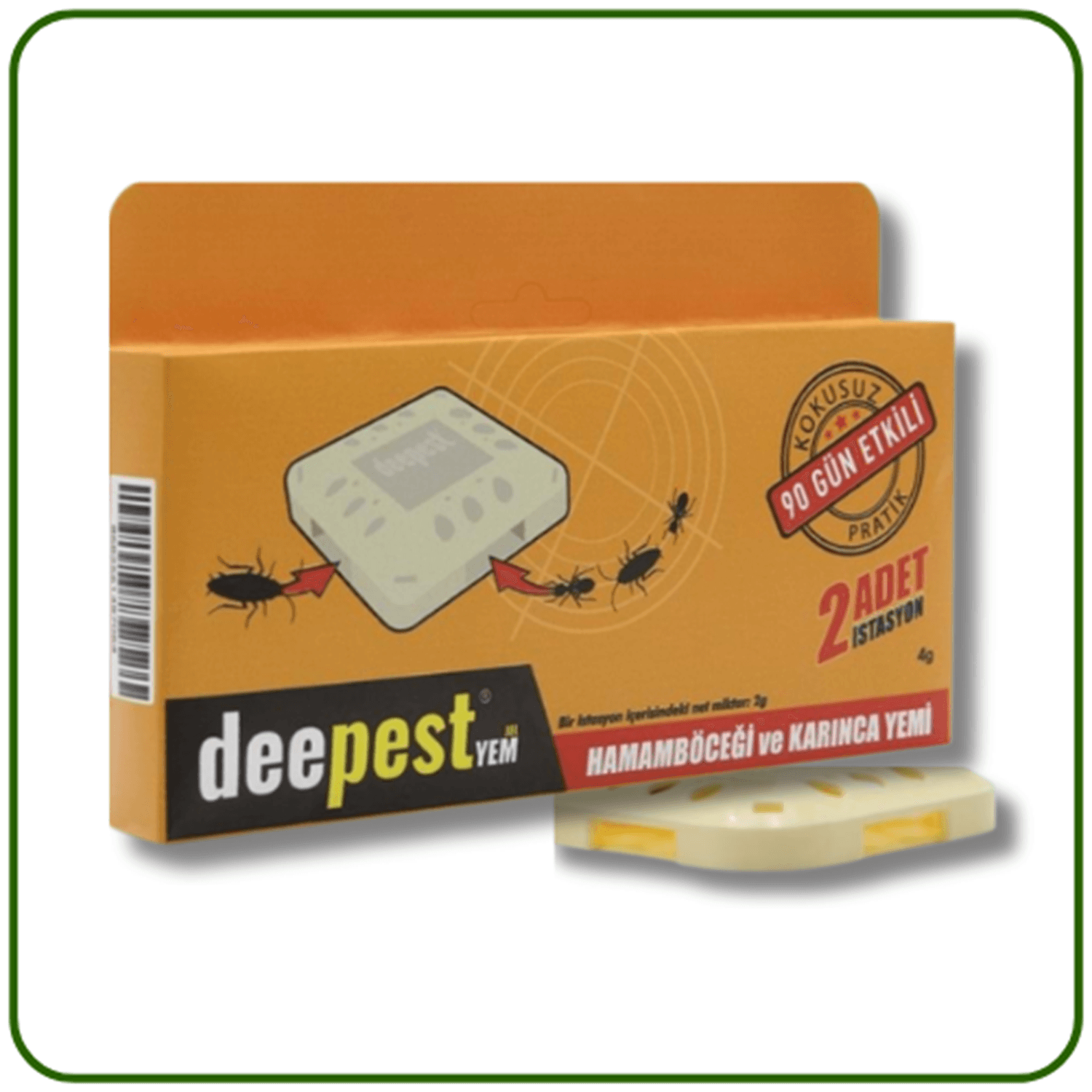 Deepest Hamamböceği ve Karınca Tablet Yem | 2 Kartuş