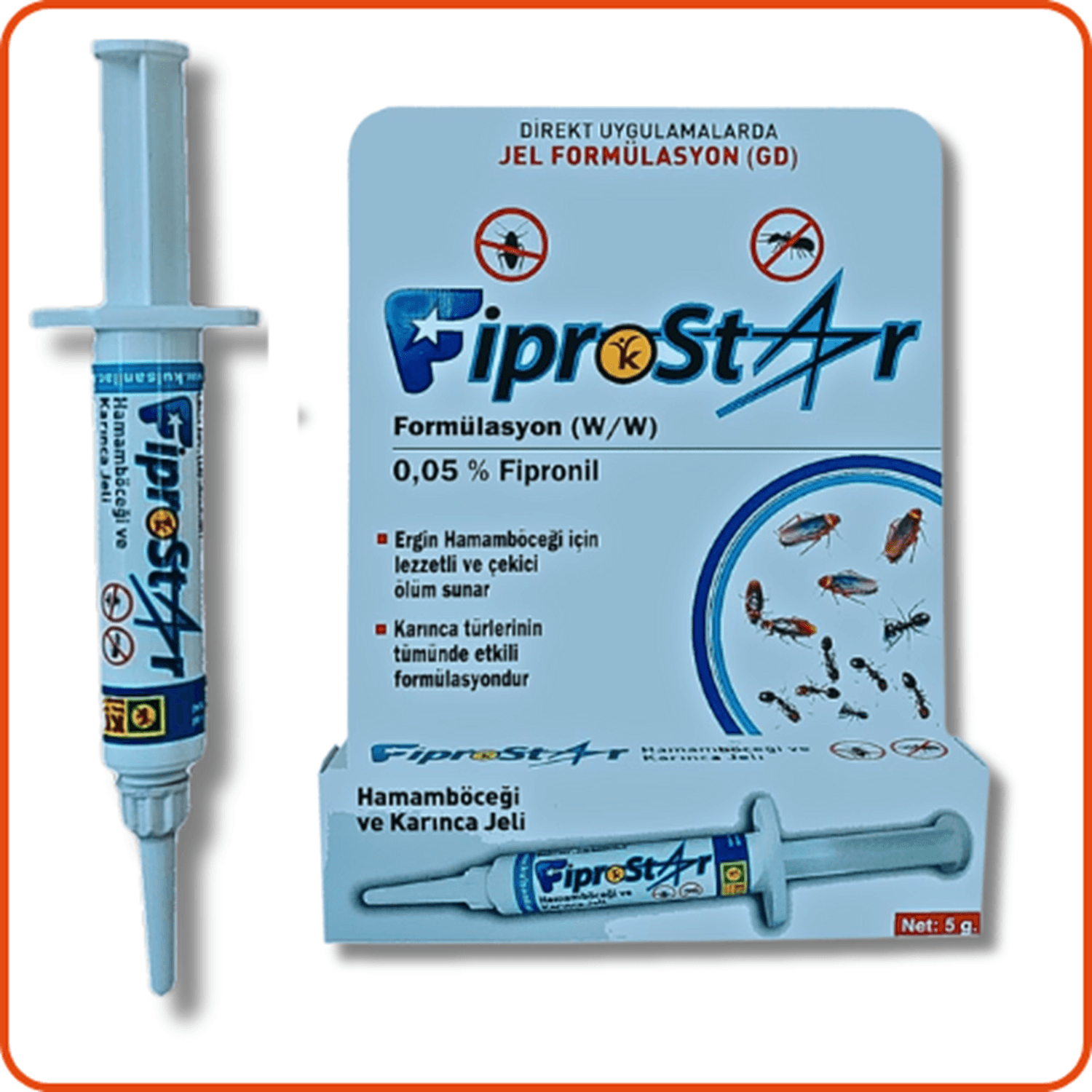 Fiprostar Hamamböceği ve Karınca Jel Yem | 5 Gram