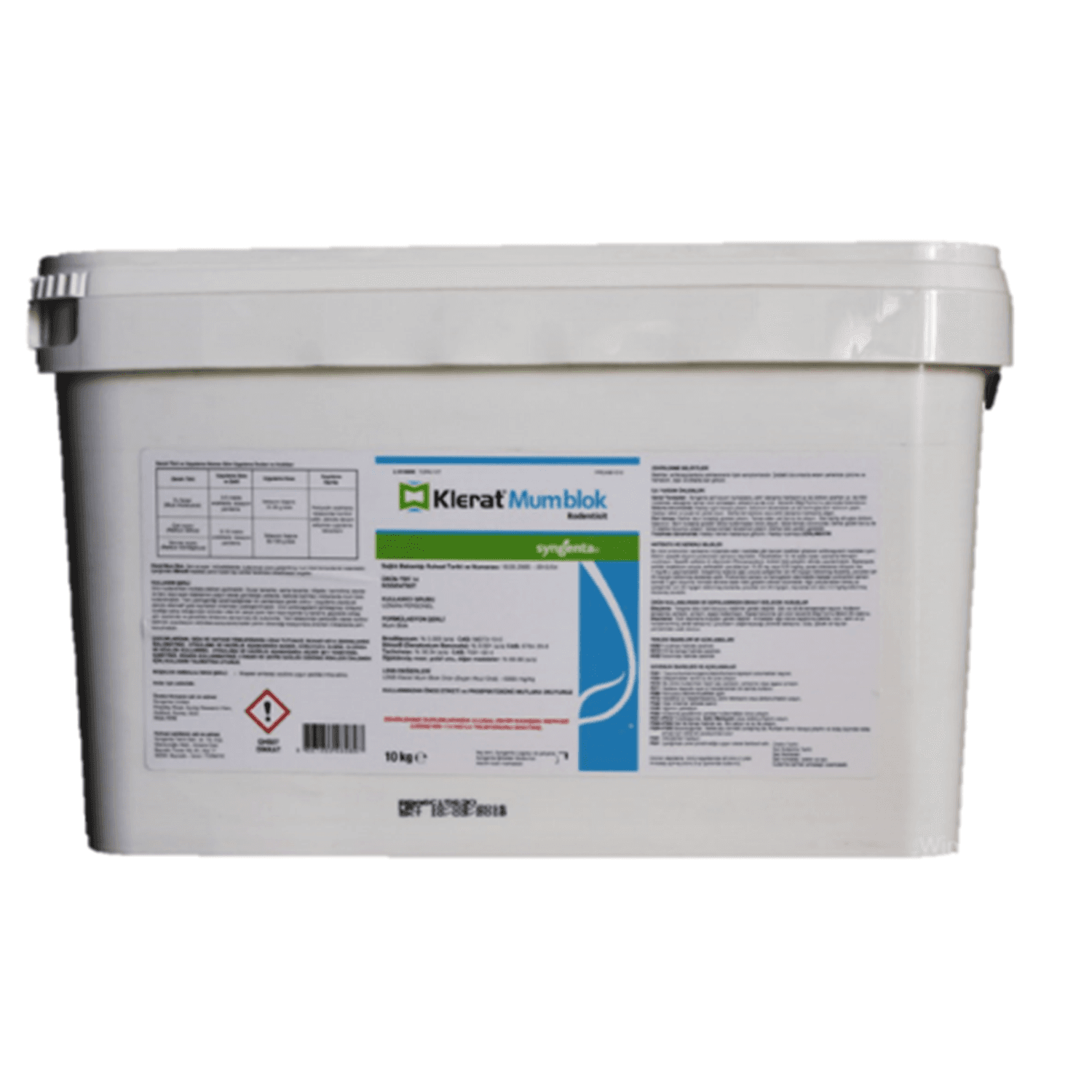 Klerat Mum Blok Fare Zehiri 5 Gr Bloklar | 10 KG