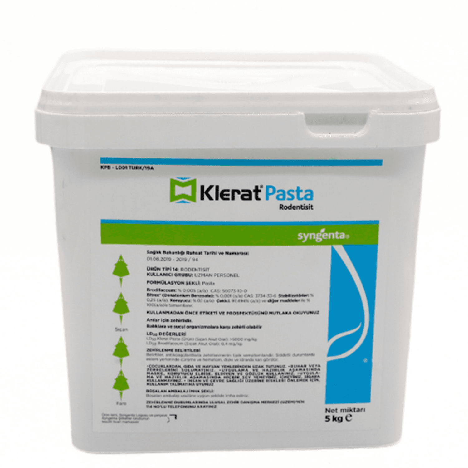 Klerat Pasta Fare Zehiri | 5 Kg