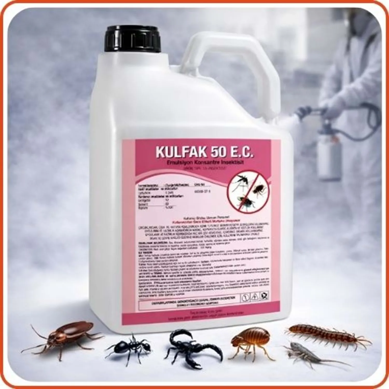 Kulfak 50 EC Kokulu Haşere Öldürücü | 5 Litre