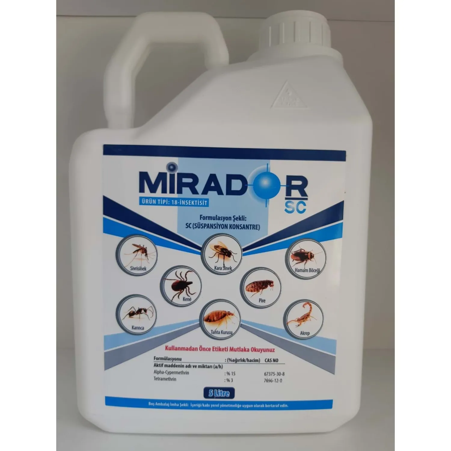Mirador SC Kokusuz Haşere İlacı | 5 Litre