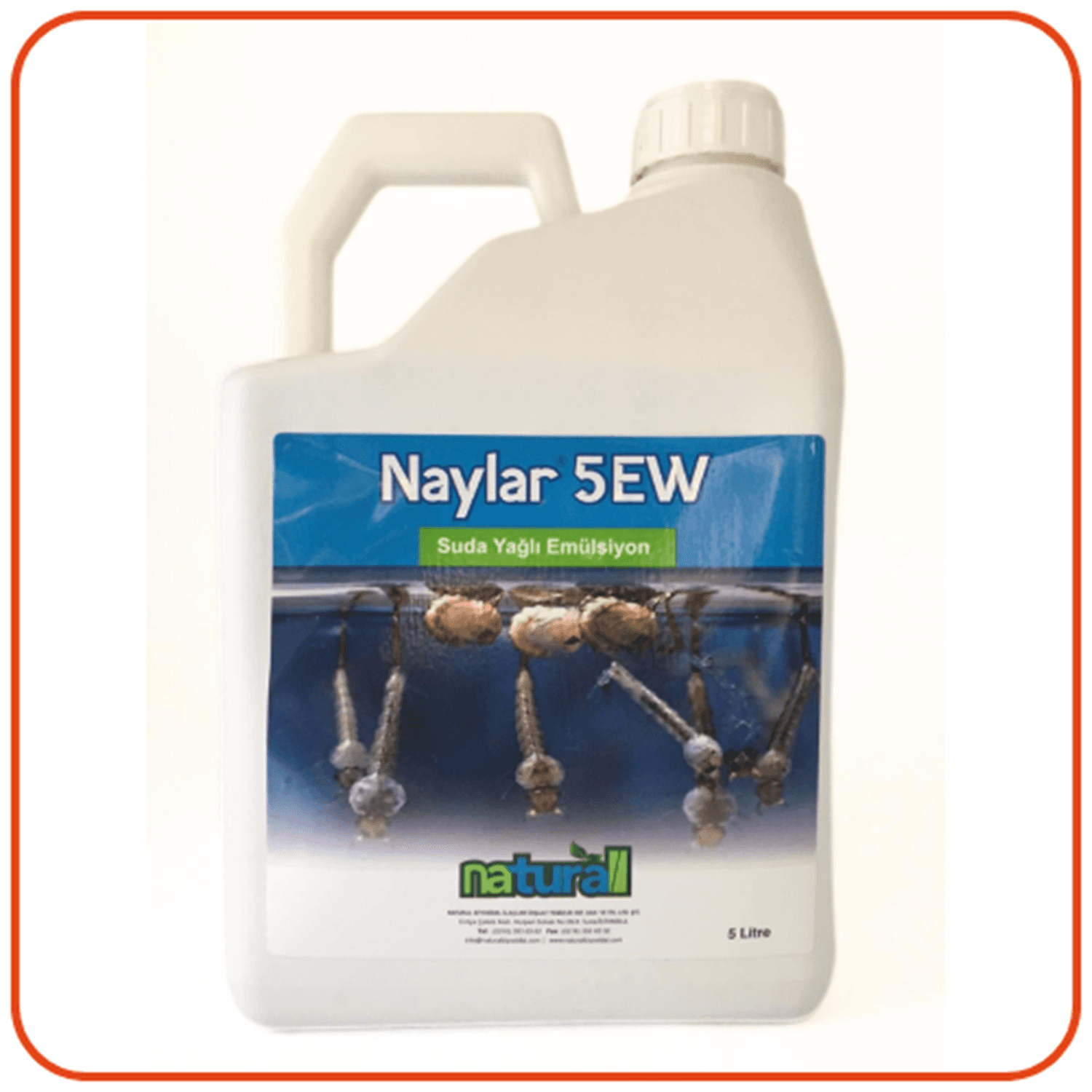 Naylar 5 EW Kokulu Larvasit | Karasinek | Sivrisinek | Pire| 5 Litre