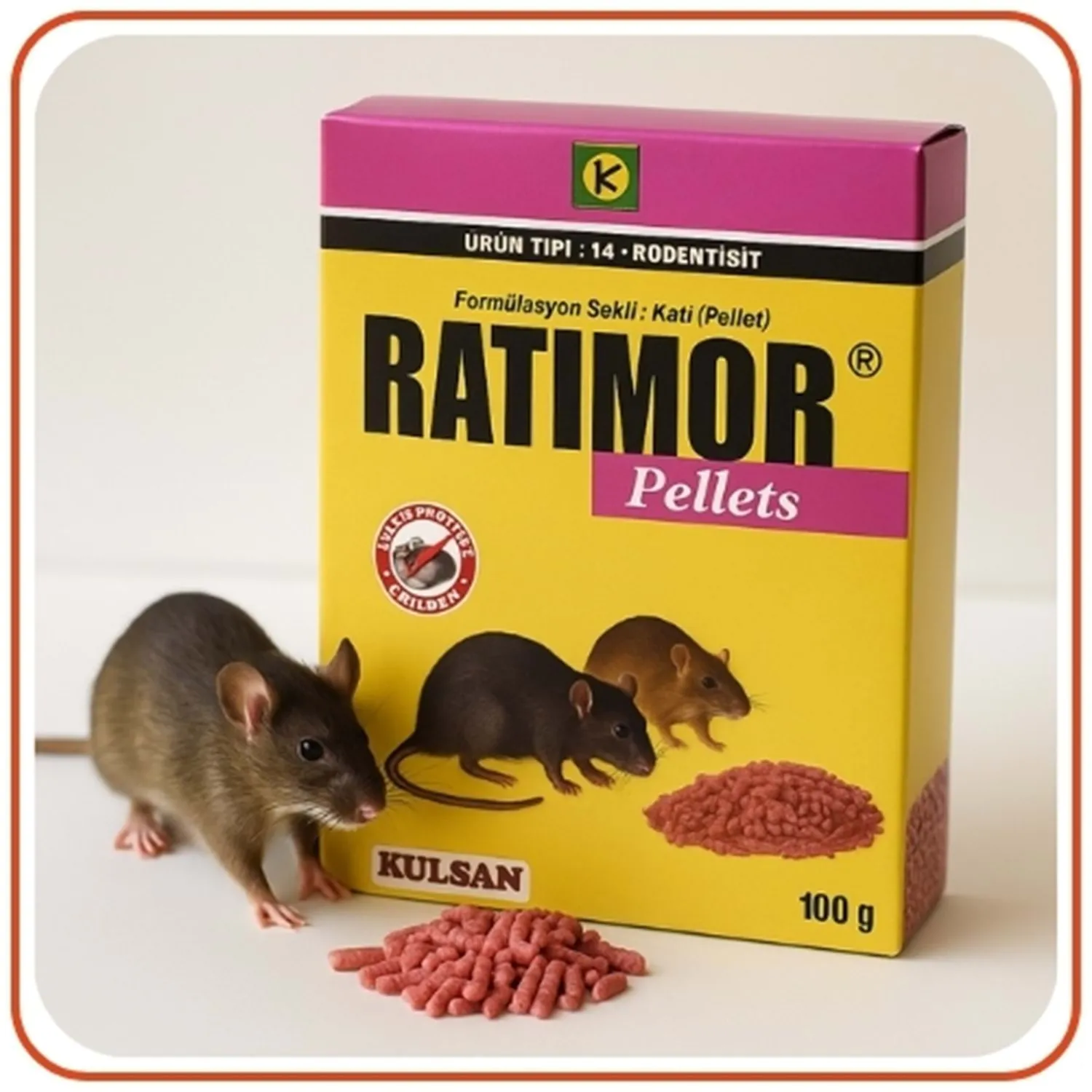 Ratimor Pelet Fare Zehiri | 100 Gram