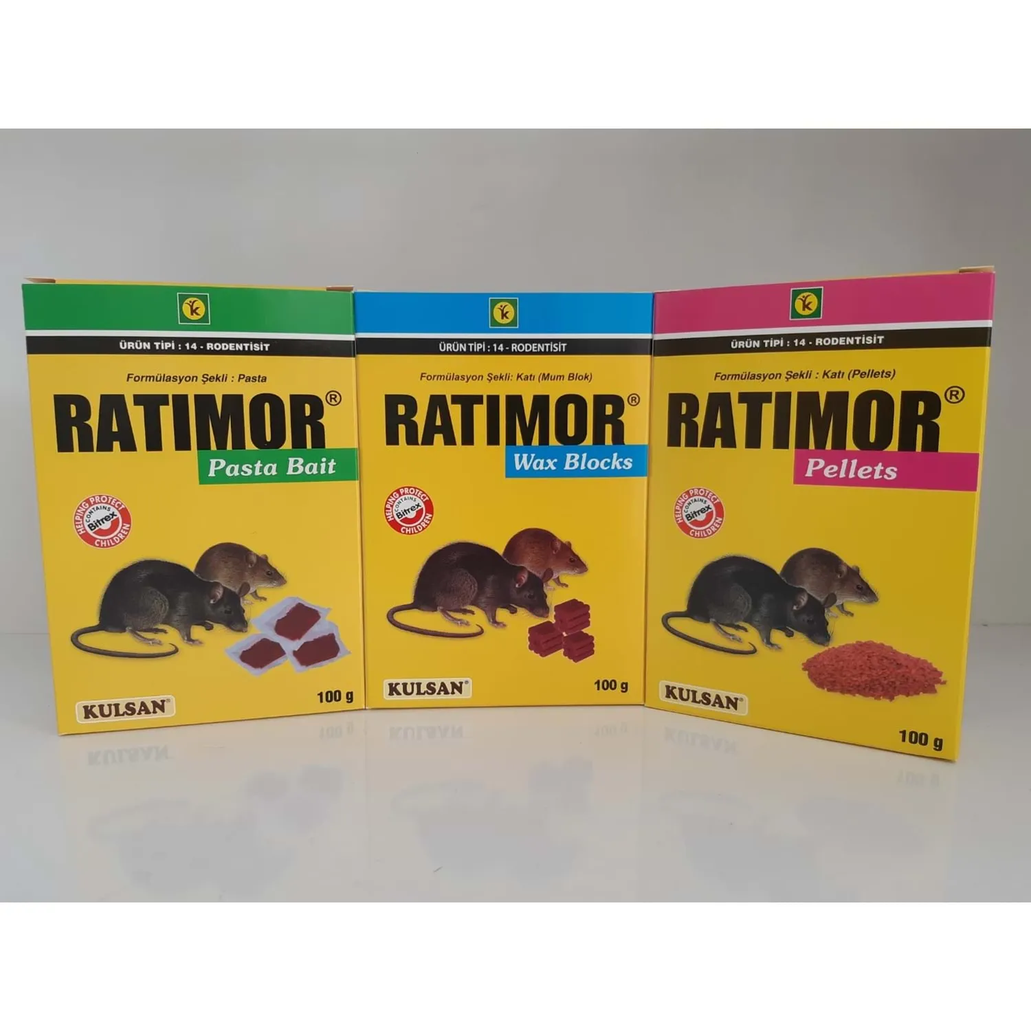 Ratimor Pellets Fare Zehiri | 100 Gram Ratimor Pasta Fare Zehiri | 100 Ratimor Wax Blocks Fare Zehiri | 100 Gram Gram