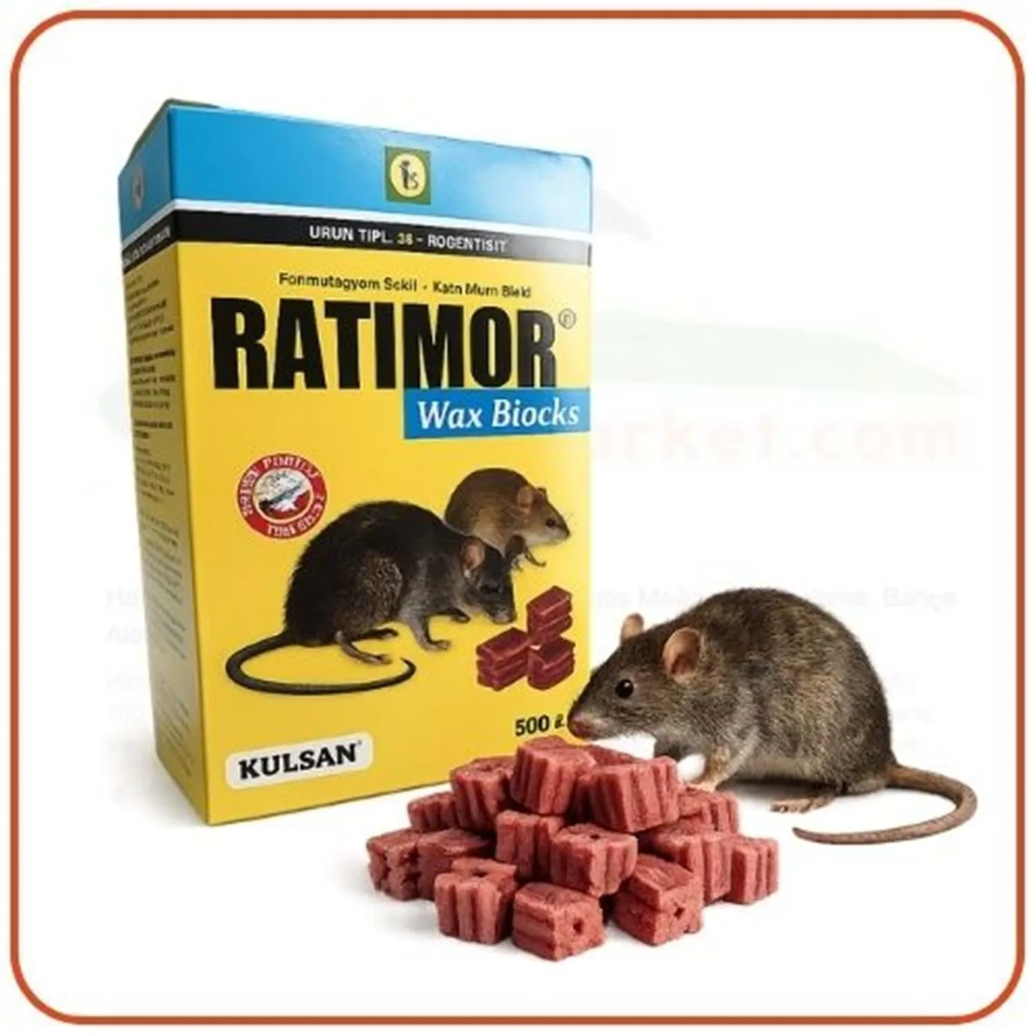 Ratimor Wax Mum Blok Fare Zehiri | 500 Gram